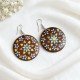 New Handcrafted Painting Wood Earrings by Artisans